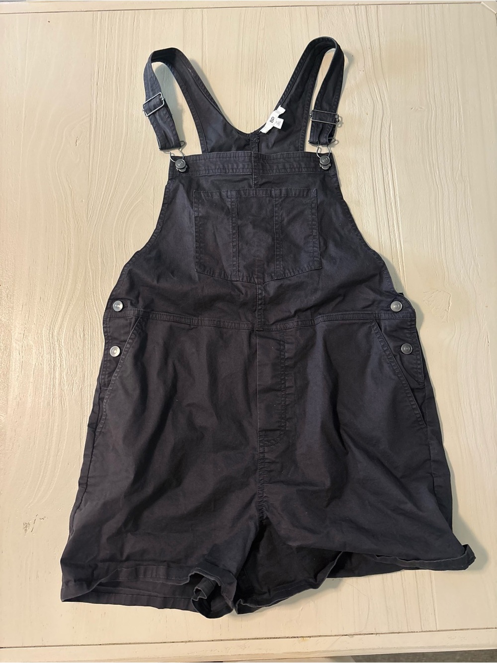 BP Grey Short Denim Overalls